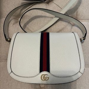 Gucci Ophidia Leather Shoulder Bag